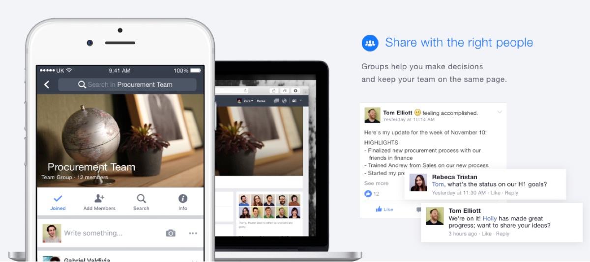 Workplace from Meta - Facebook no trabalho: criar eventos