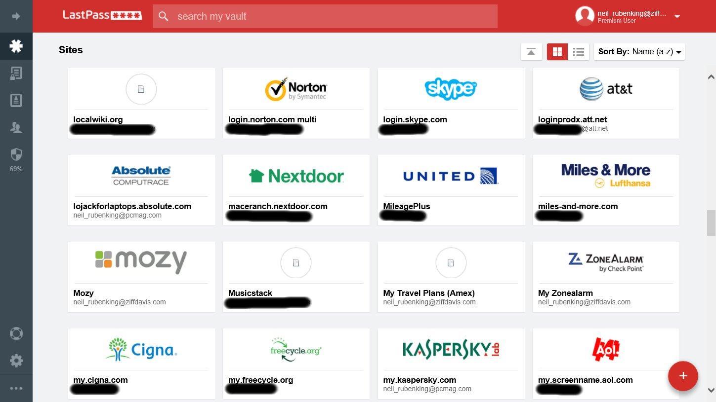 LastPass interface 4 LastPass interface 4