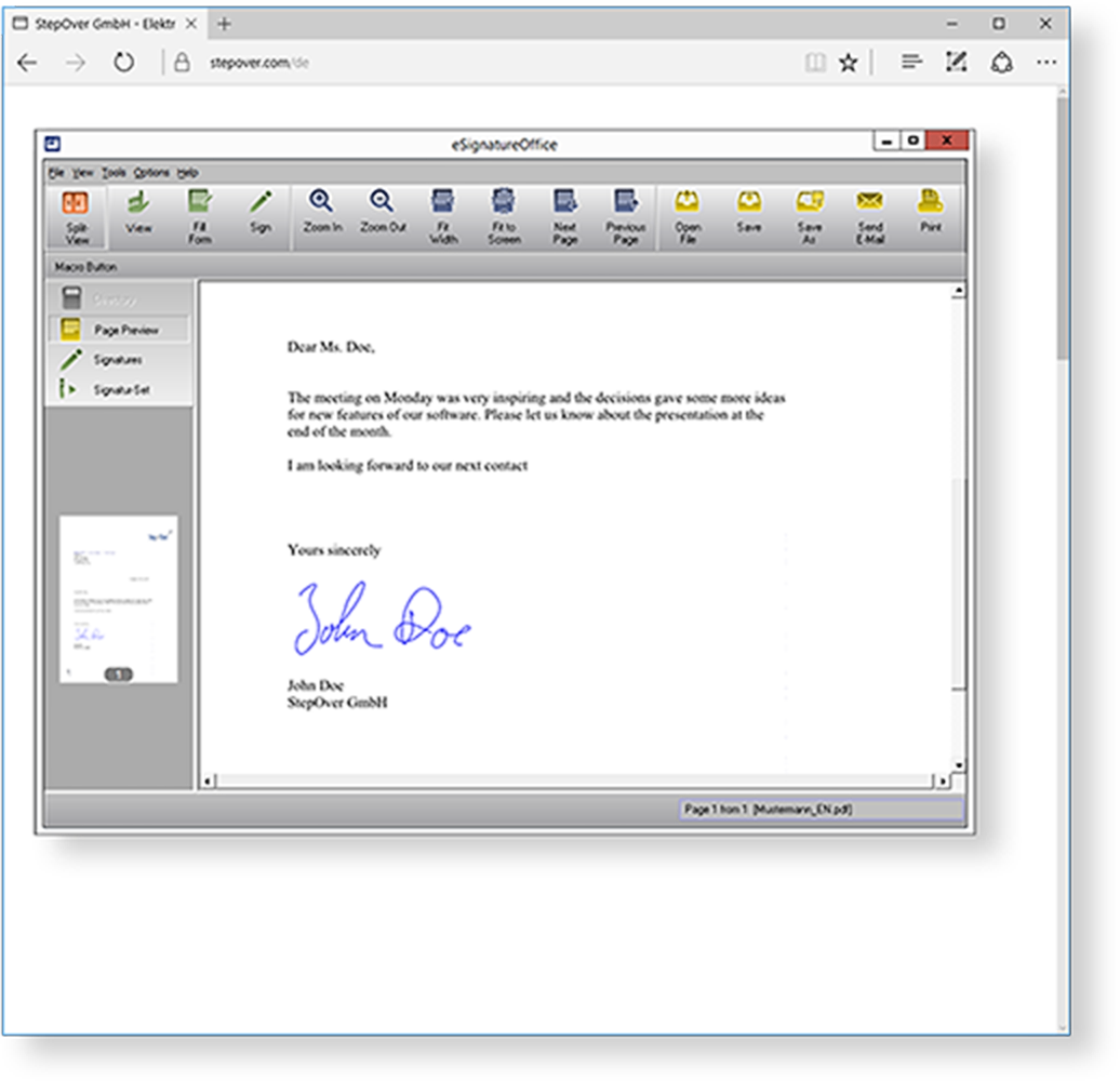 eSignatureOffice-Web-Functionality-Signature-Software-StepOver eSignatureOffice-Web-Functionality-Signature-Software-StepOver