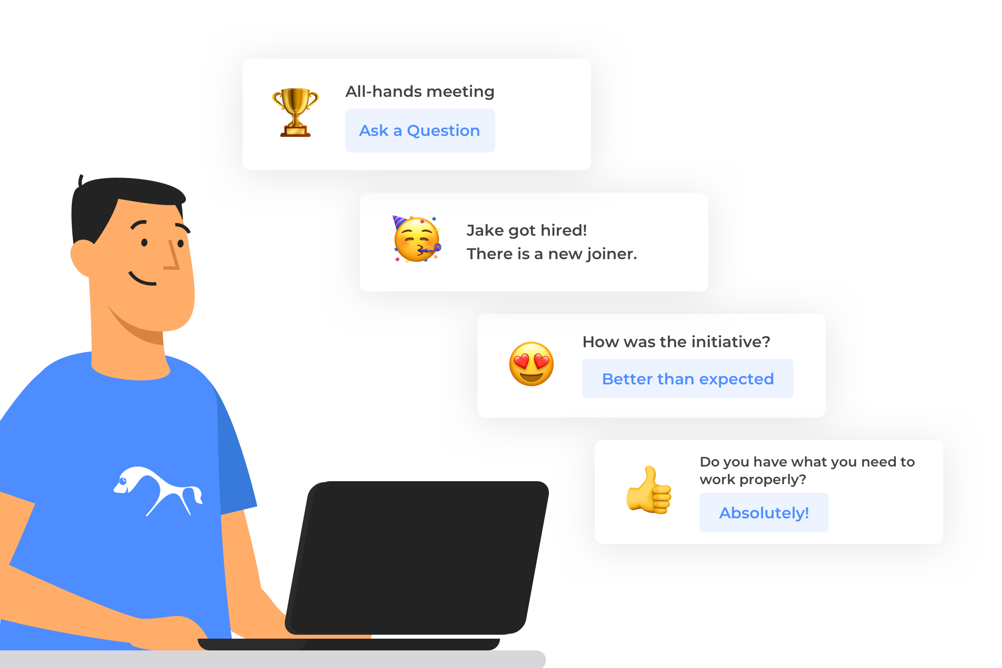 Mantenha seus colaboradores conectados e fortaleça sua equipe. Mantenha seus colaboradores conectados e fortaleça sua equipe.