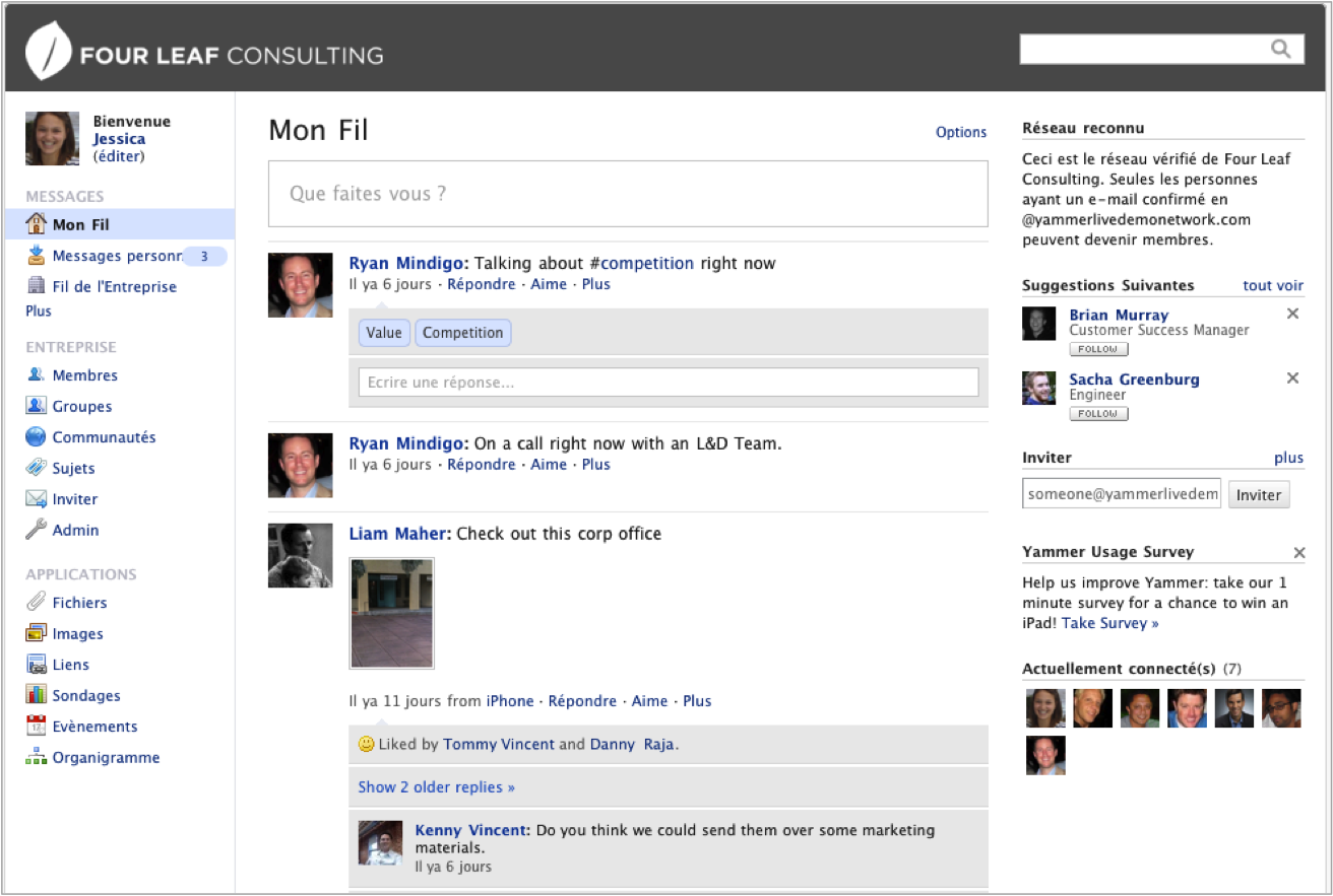 Yammer - Yammer: Conversas e mensagens, gerenciador de tarefas, edição e compartilhamento de conteúdo