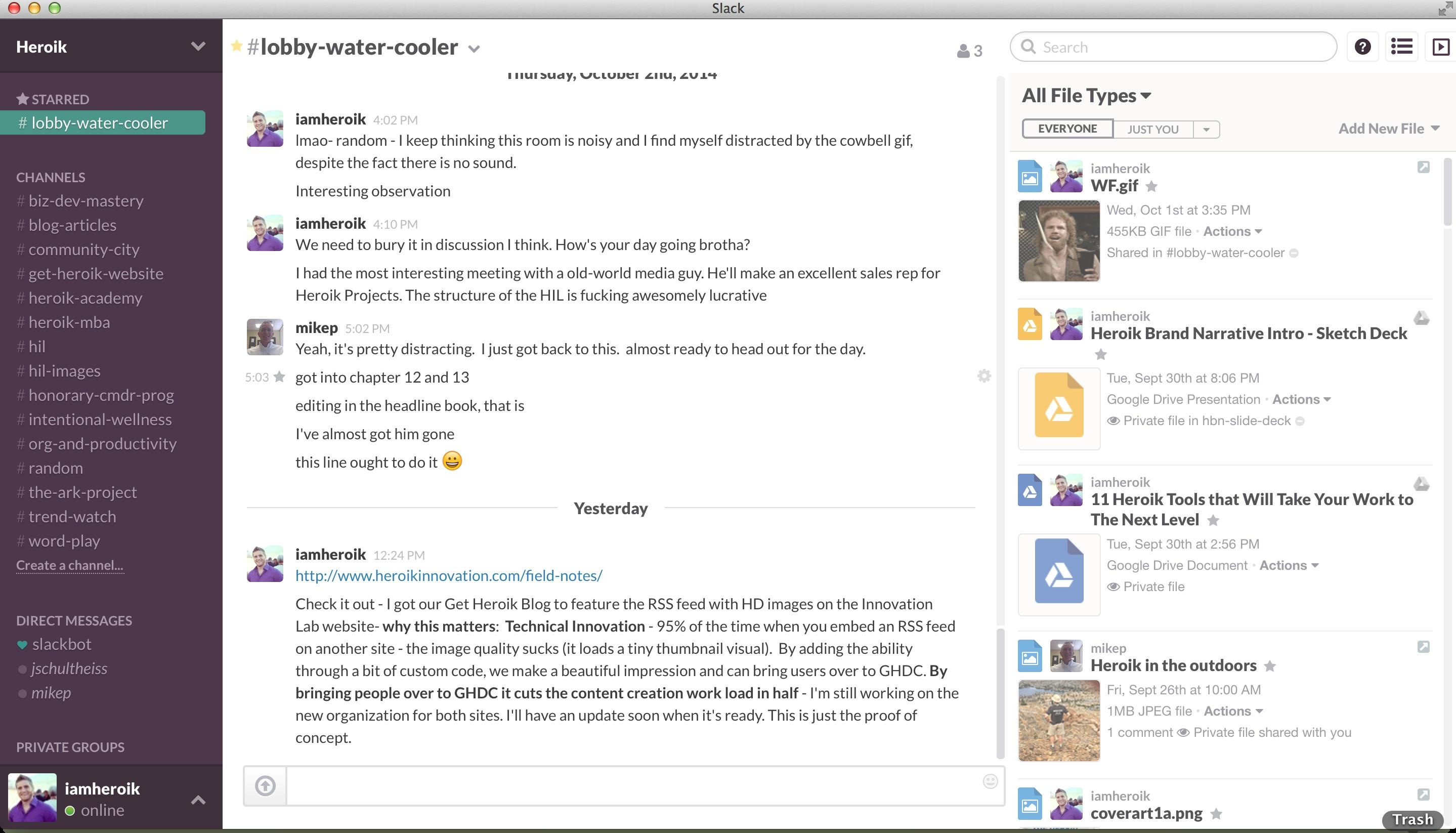 Slack: mensagens instantâneas (IM) Compatível Mac OS, Instant Messaging (IM)
