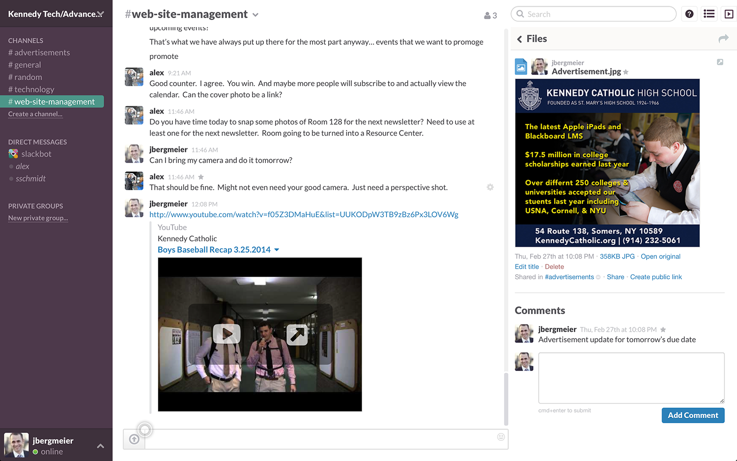 Slack: Shared contatos, notificações, integração com redes sociais Slack: Shared contatos, notificações, integração com redes sociais