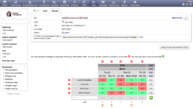 Dolibarr ERP CRM - Captura de tela 3
