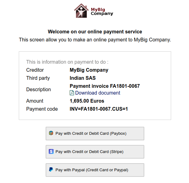 Dolibarr ERP CRM - Captura de tela 7