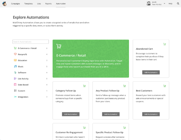 Automatizar e-mail com MailChimp Automatizar e-mail com MailChimp